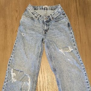 PacSun Light Blue Distressed Boyfriend Jeans